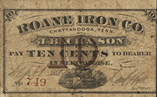 Chatt - Roan Iron $0.10 1871